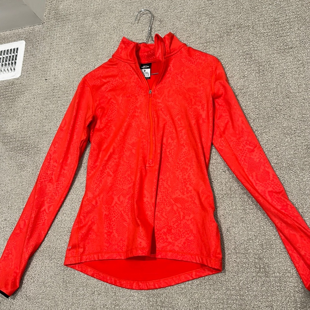 Nike Dri Fit 3/4 zip long sleeve sweatshirt